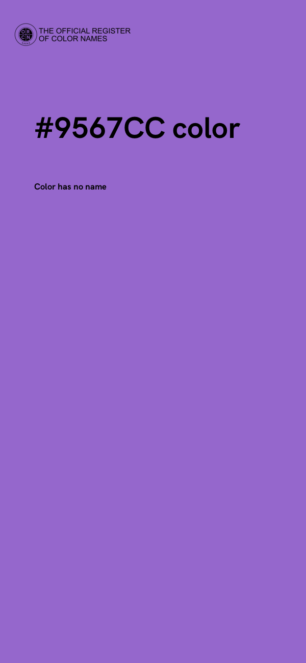 #9567CC color image