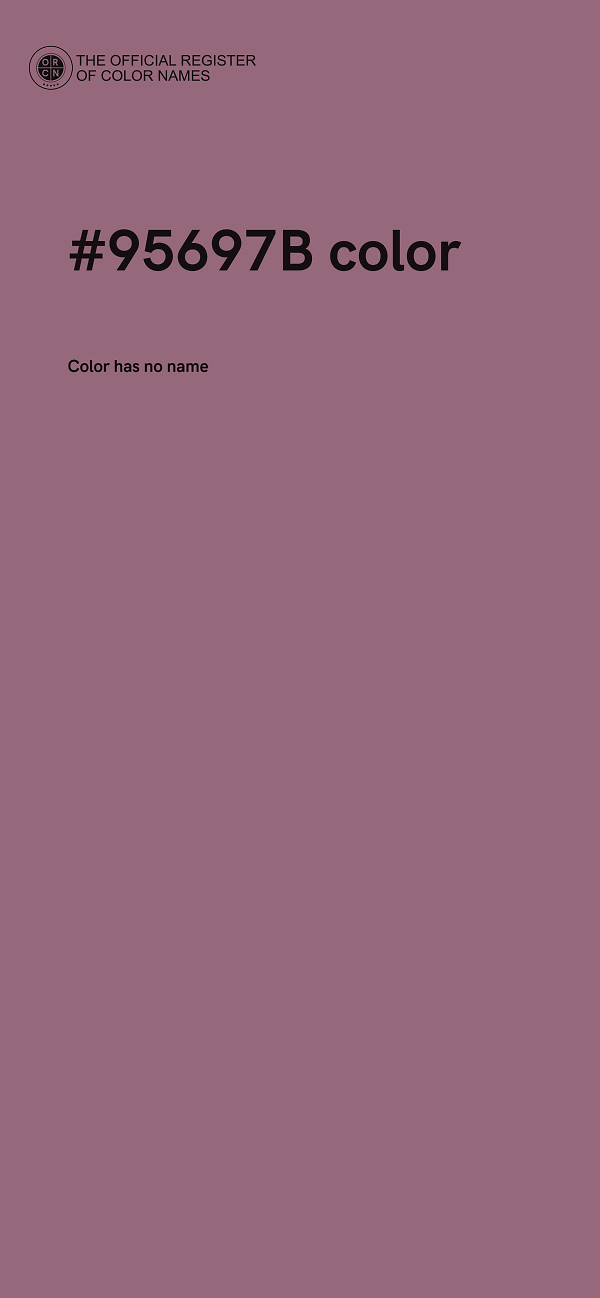 #95697B color image