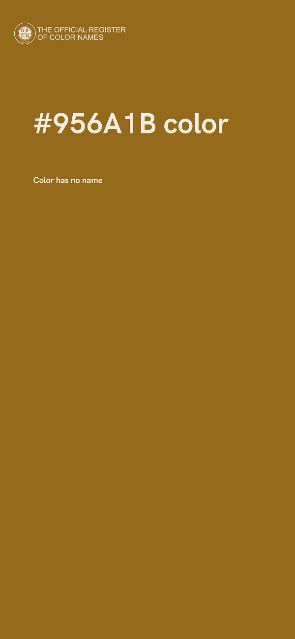 #956A1B color image