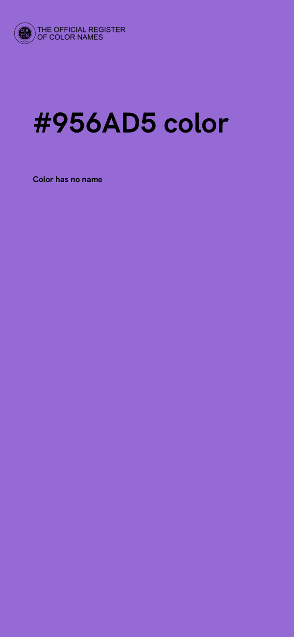#956AD5 color image