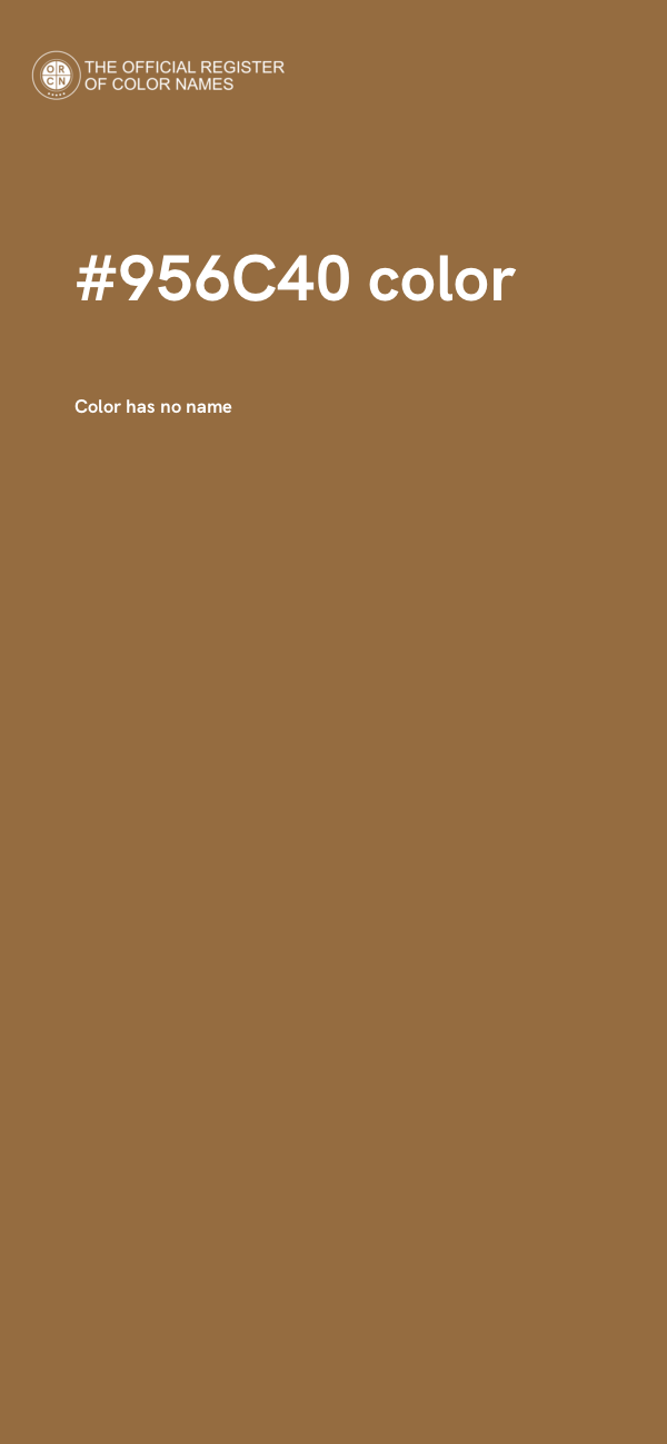 #956C40 color image
