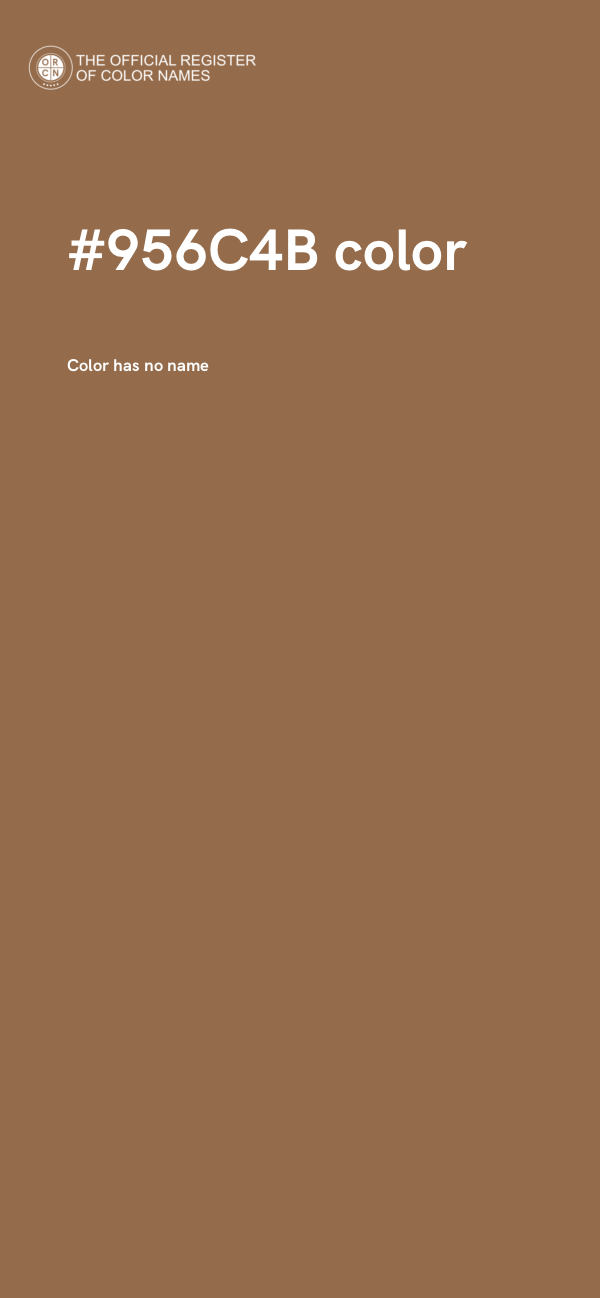 #956C4B color image