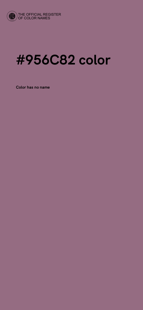 #956C82 color image