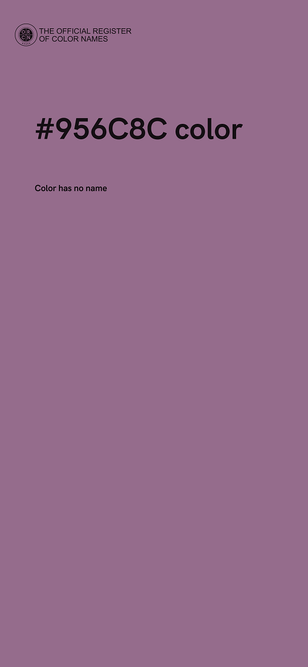 #956C8C color image