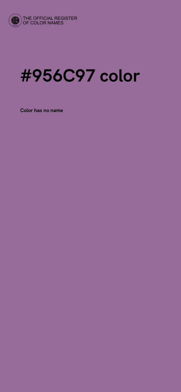 #956C97 color image