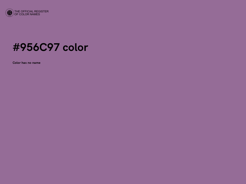 #956C97 color image
