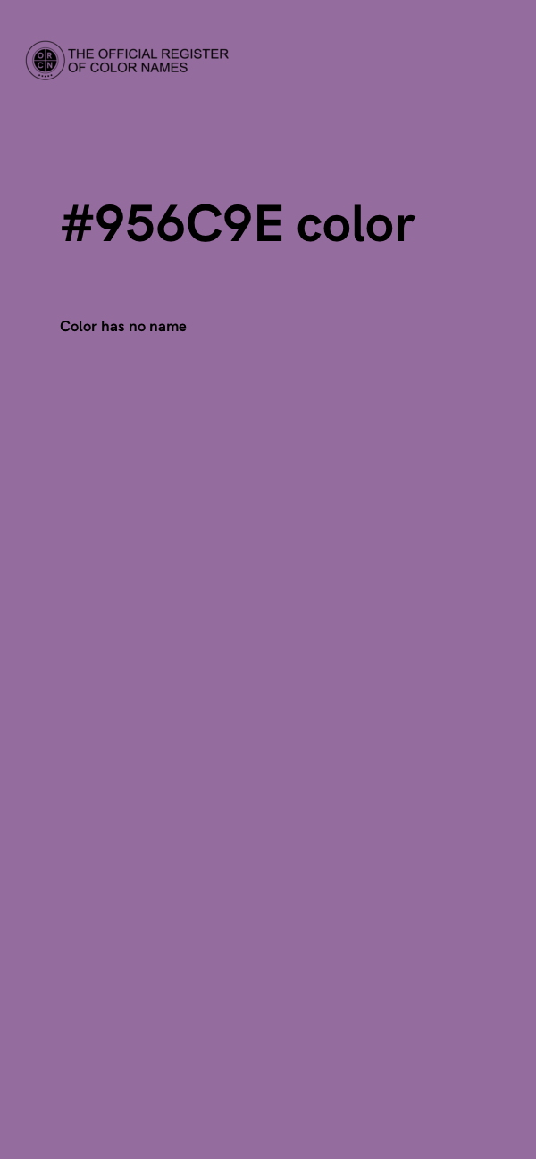 #956C9E color image