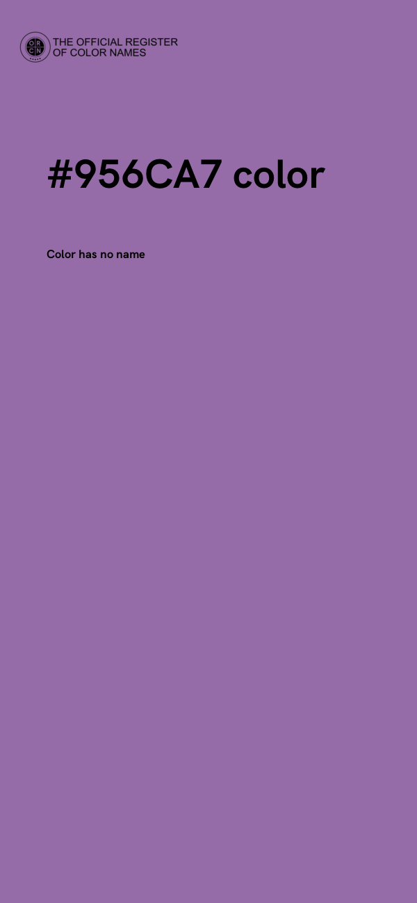 #956CA7 color image