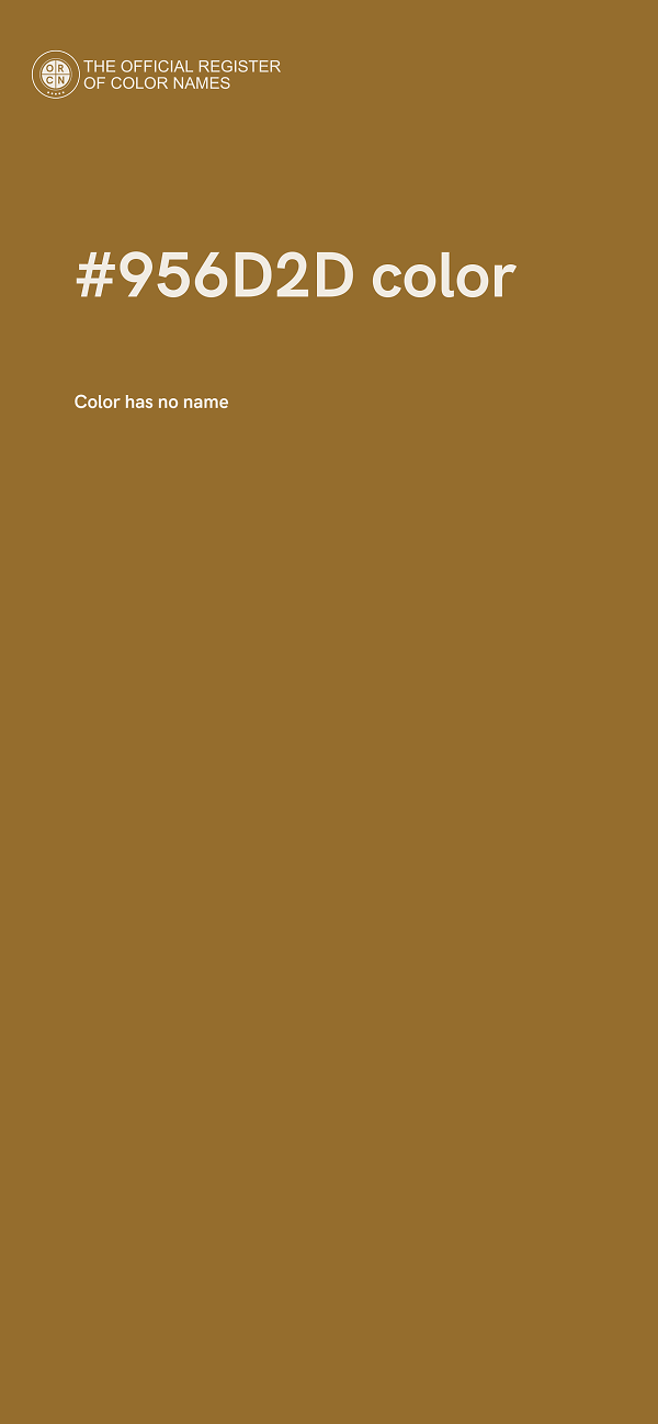 #956D2D color image