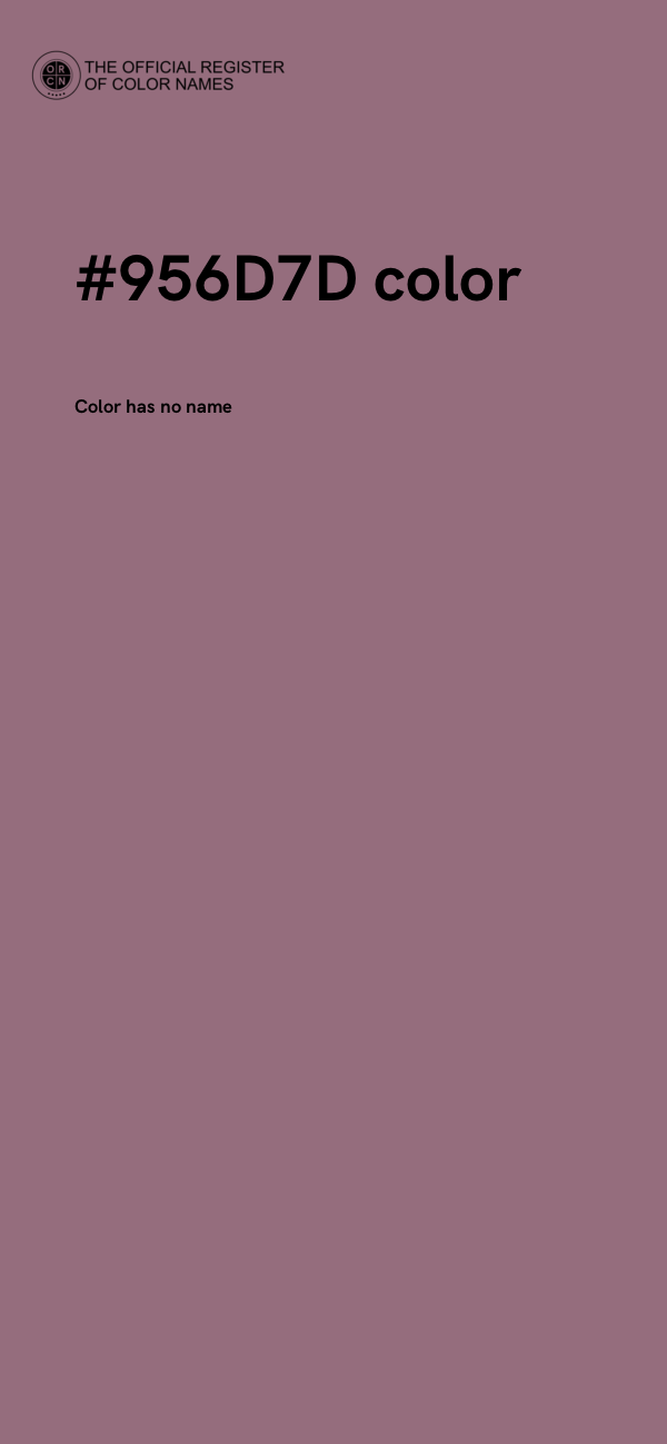 #956D7D color image