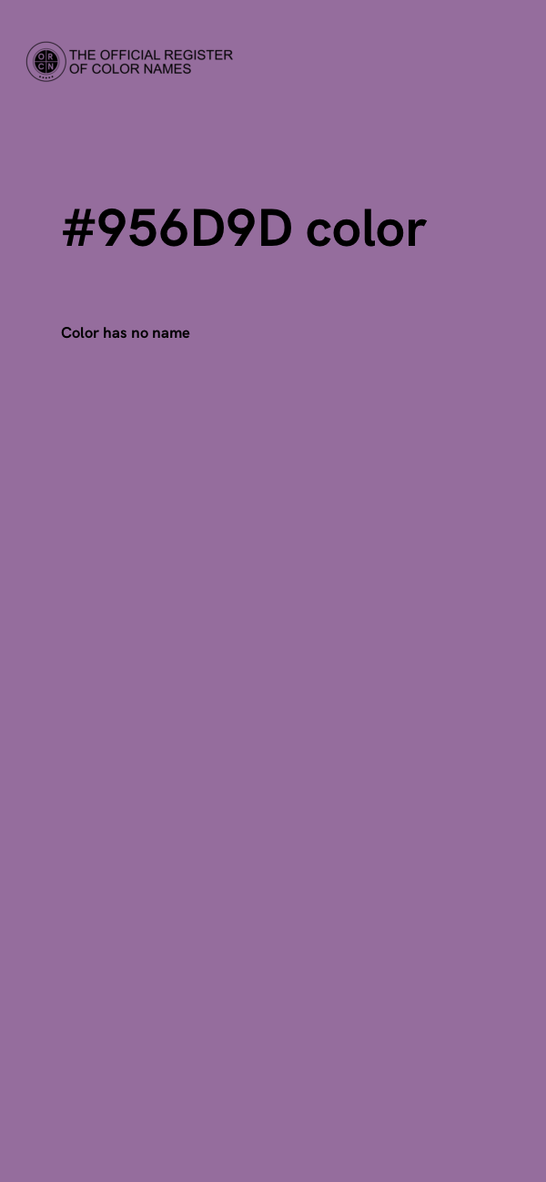 #956D9D color image