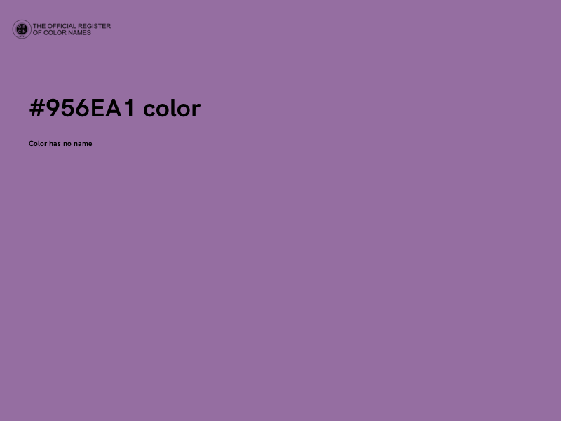 #956EA1 color image
