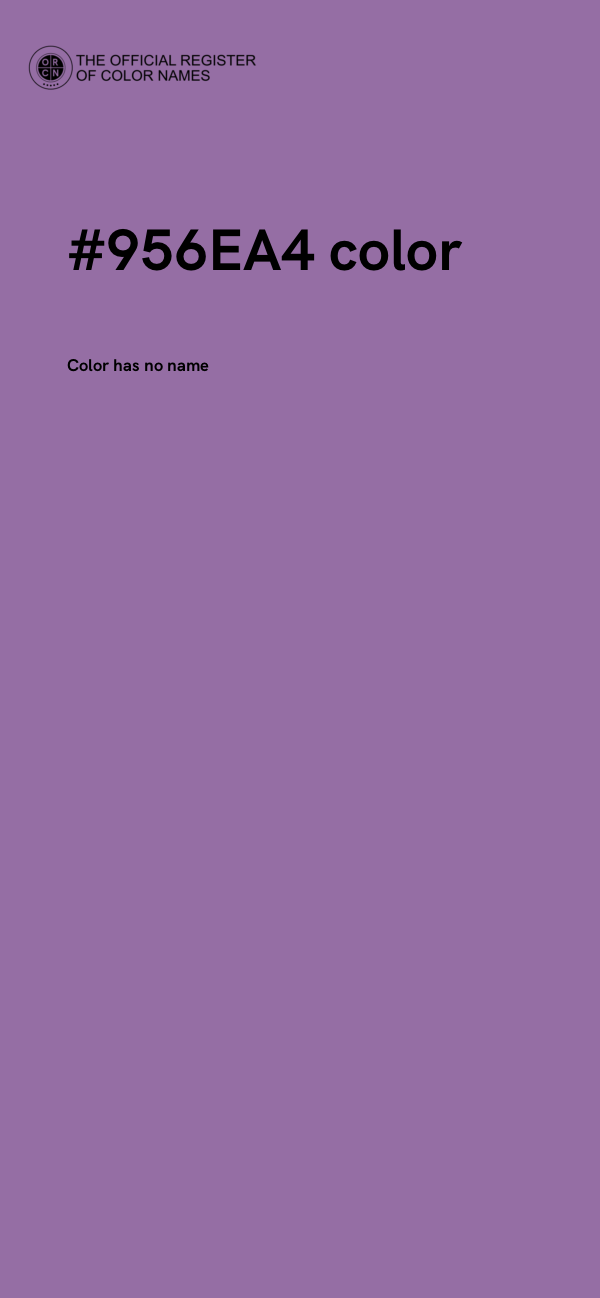 #956EA4 color image