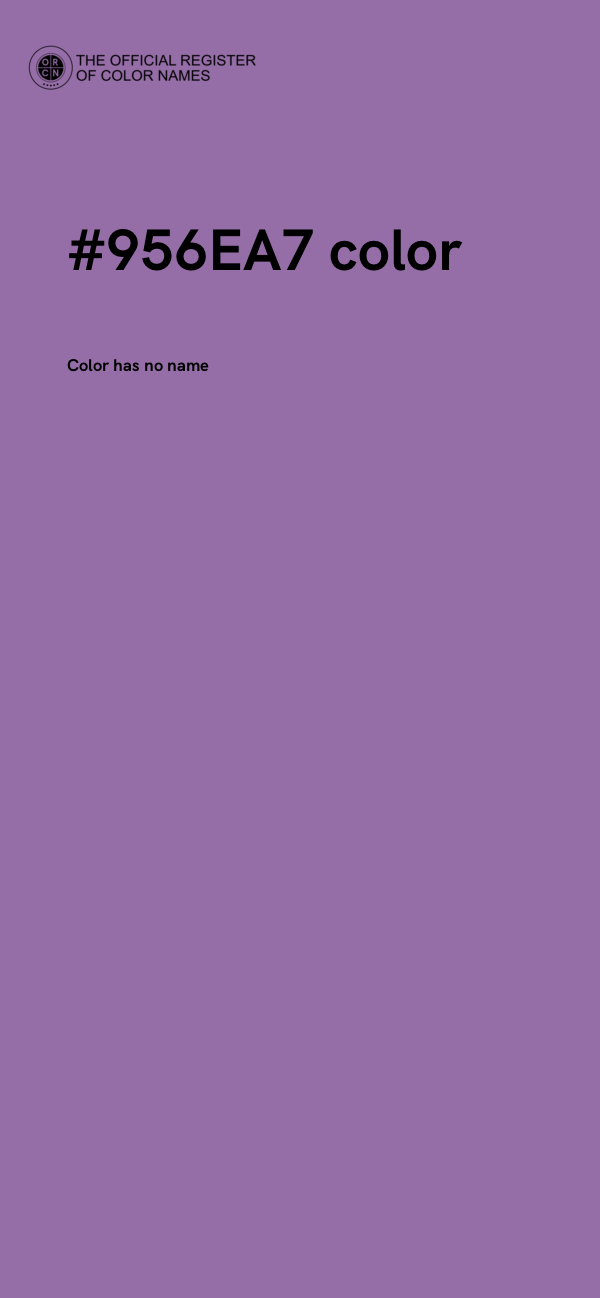 #956EA7 color image
