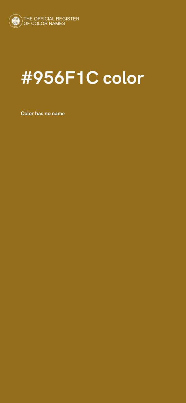 #956F1C color image