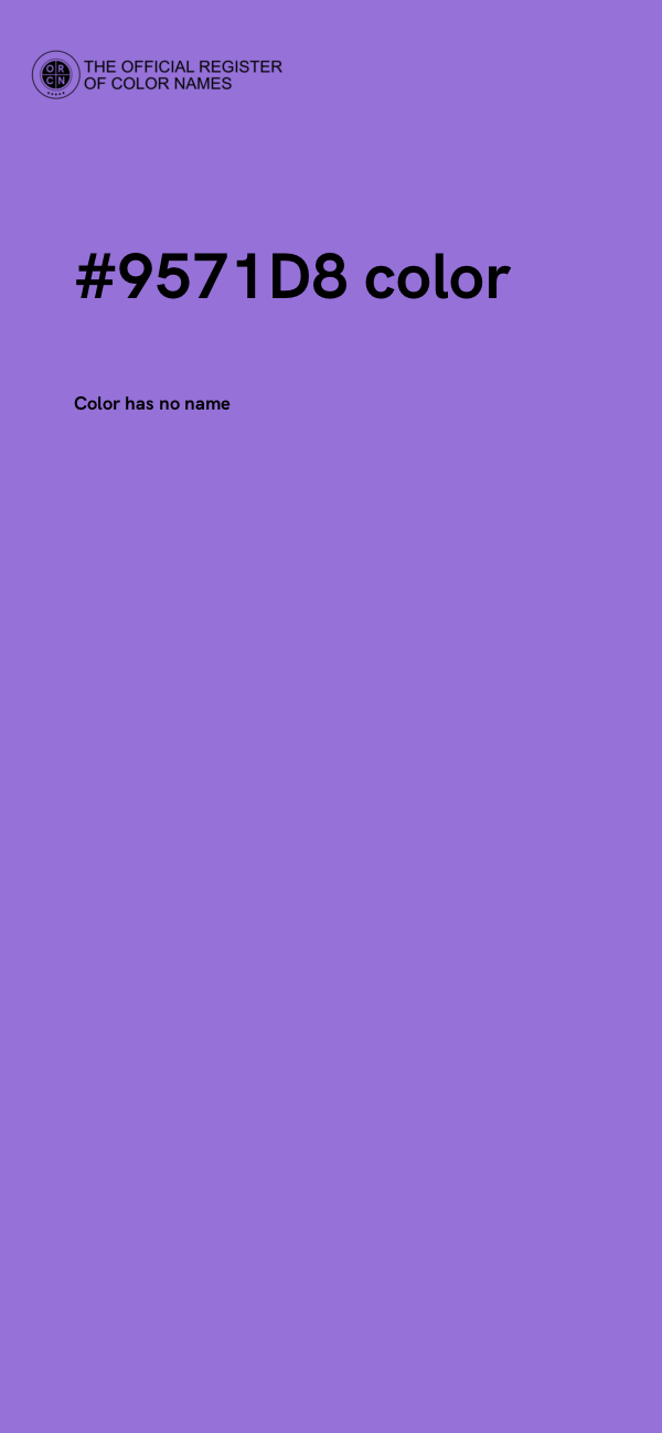 #9571D8 color image