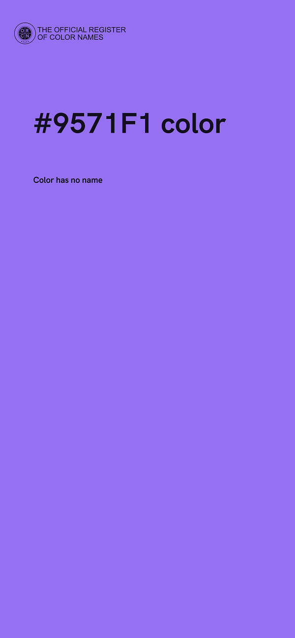 #9571F1 color image
