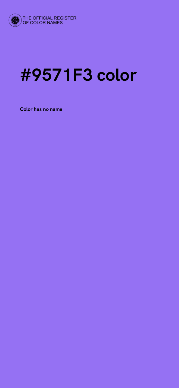 #9571F3 color image