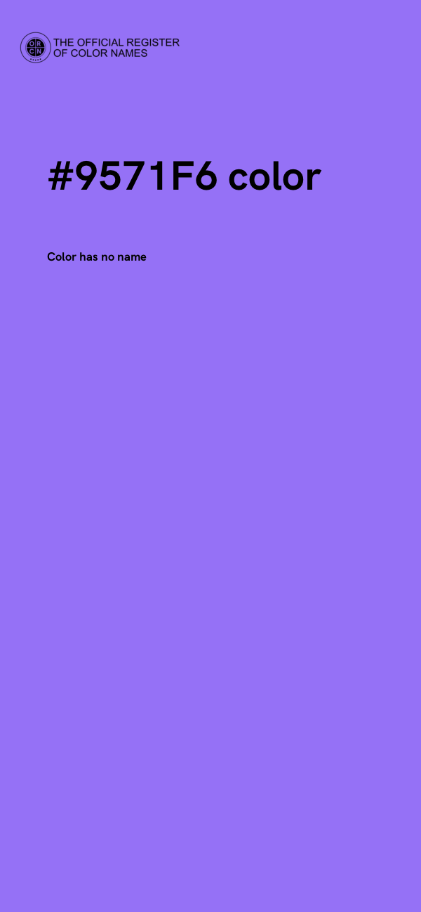 #9571F6 color image