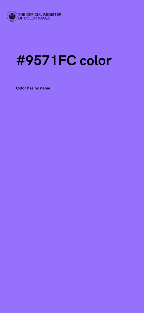 #9571FC color image