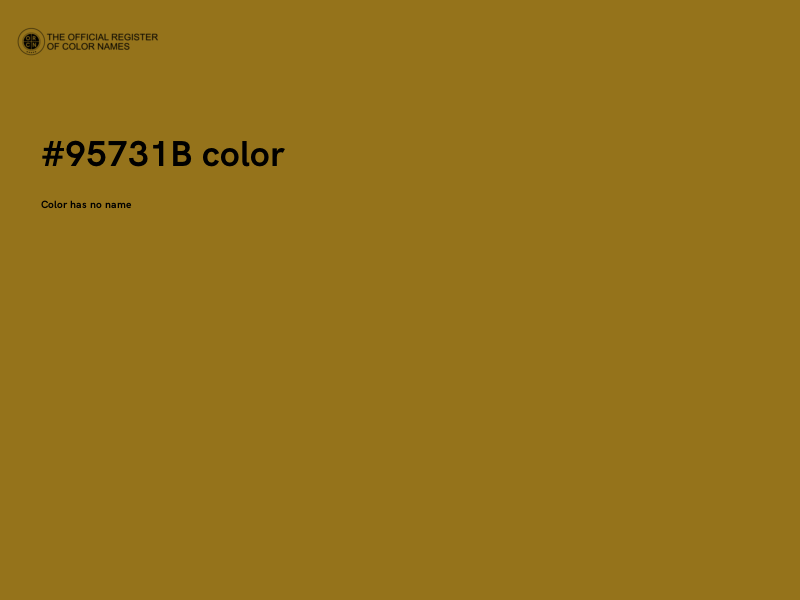 #95731B color image
