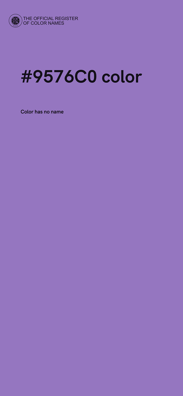 #9576C0 color image