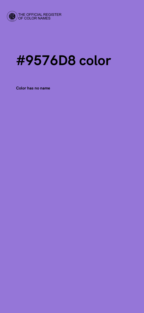#9576D8 color image