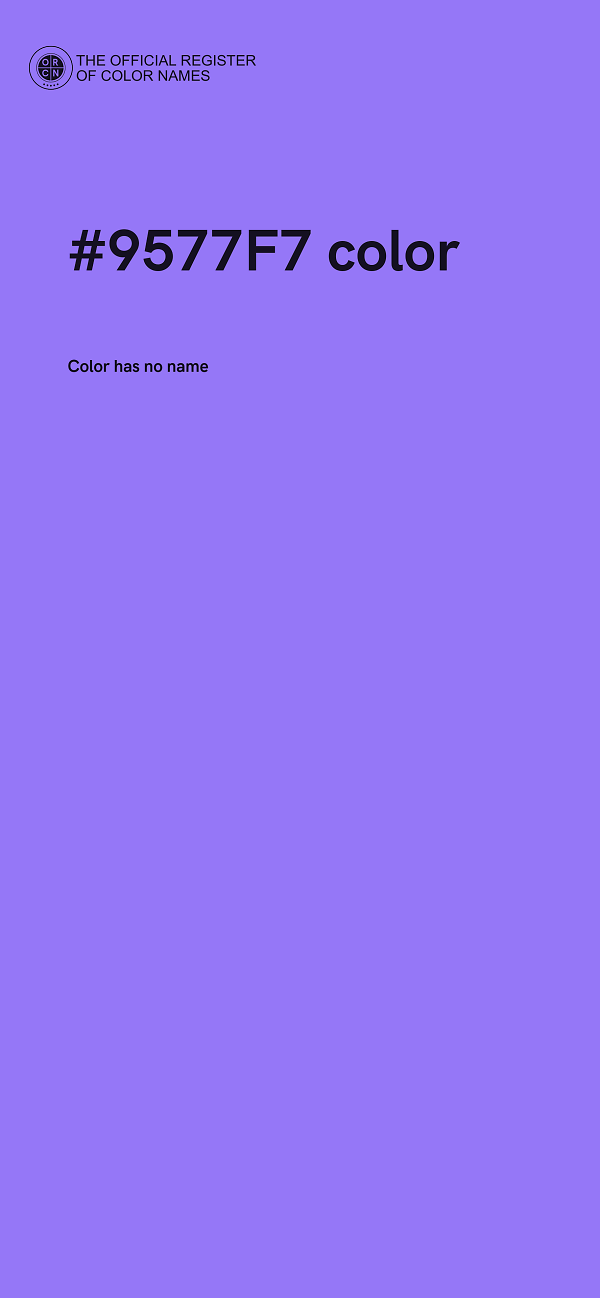 #9577F7 color image