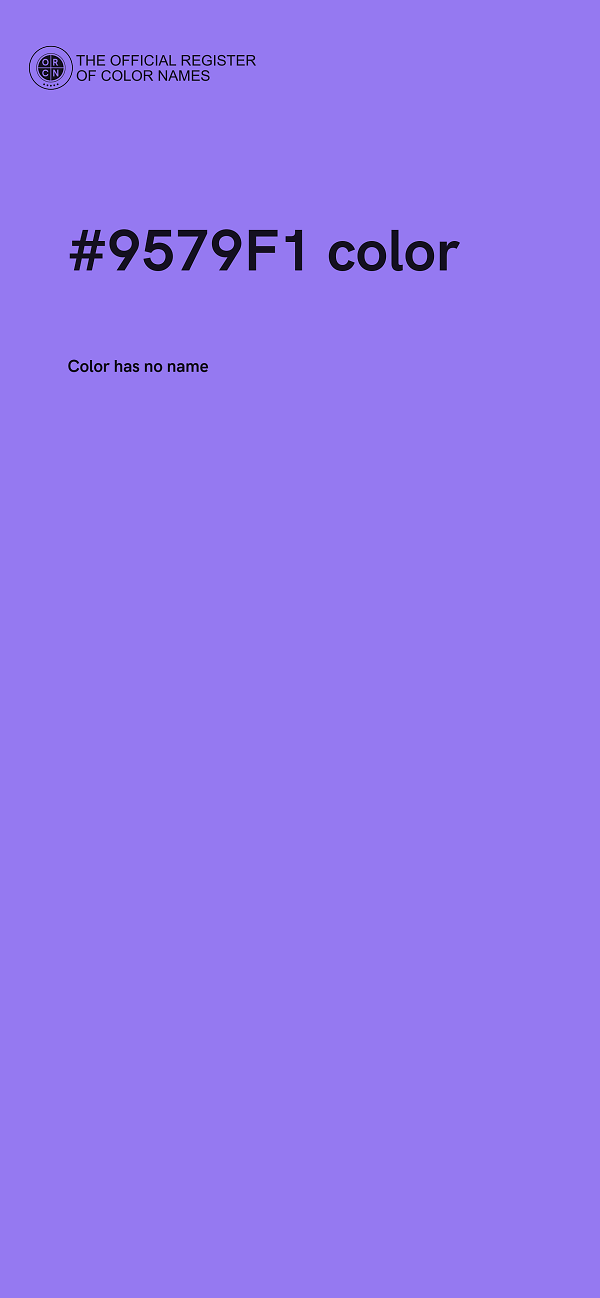#9579F1 color image