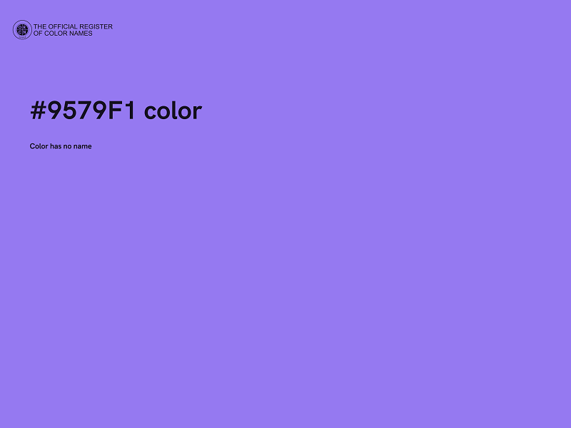 #9579F1 color image