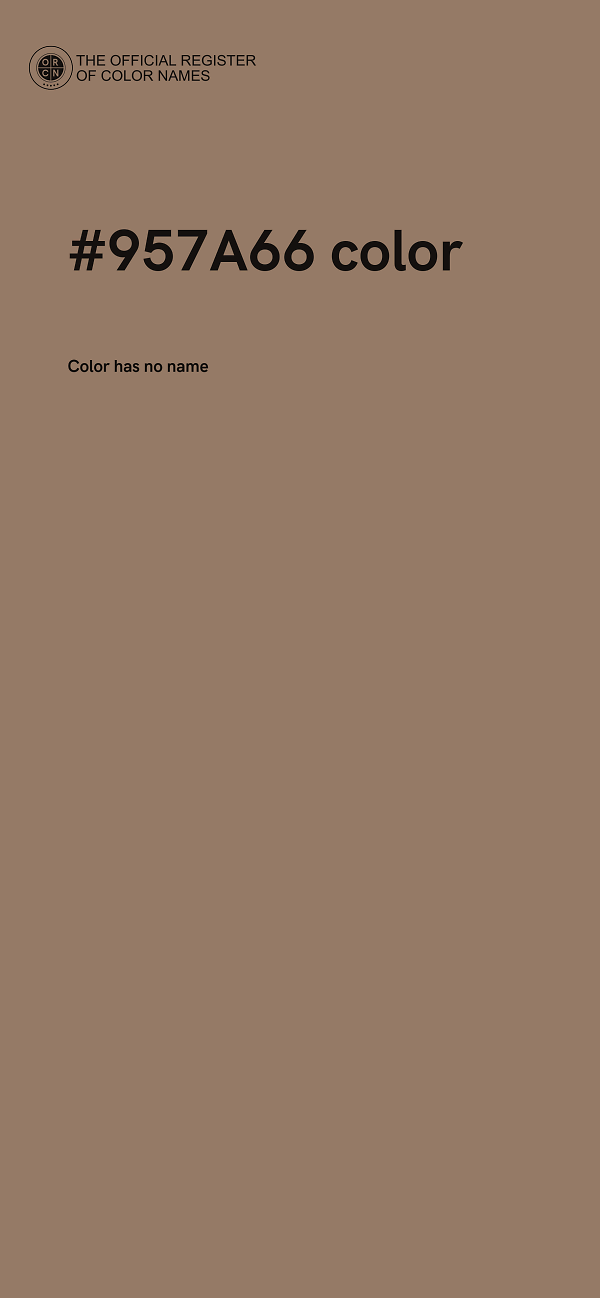 #957A66 color image