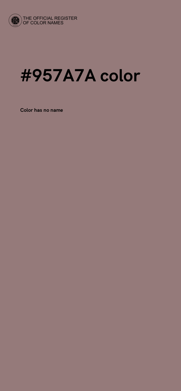 #957A7A color image