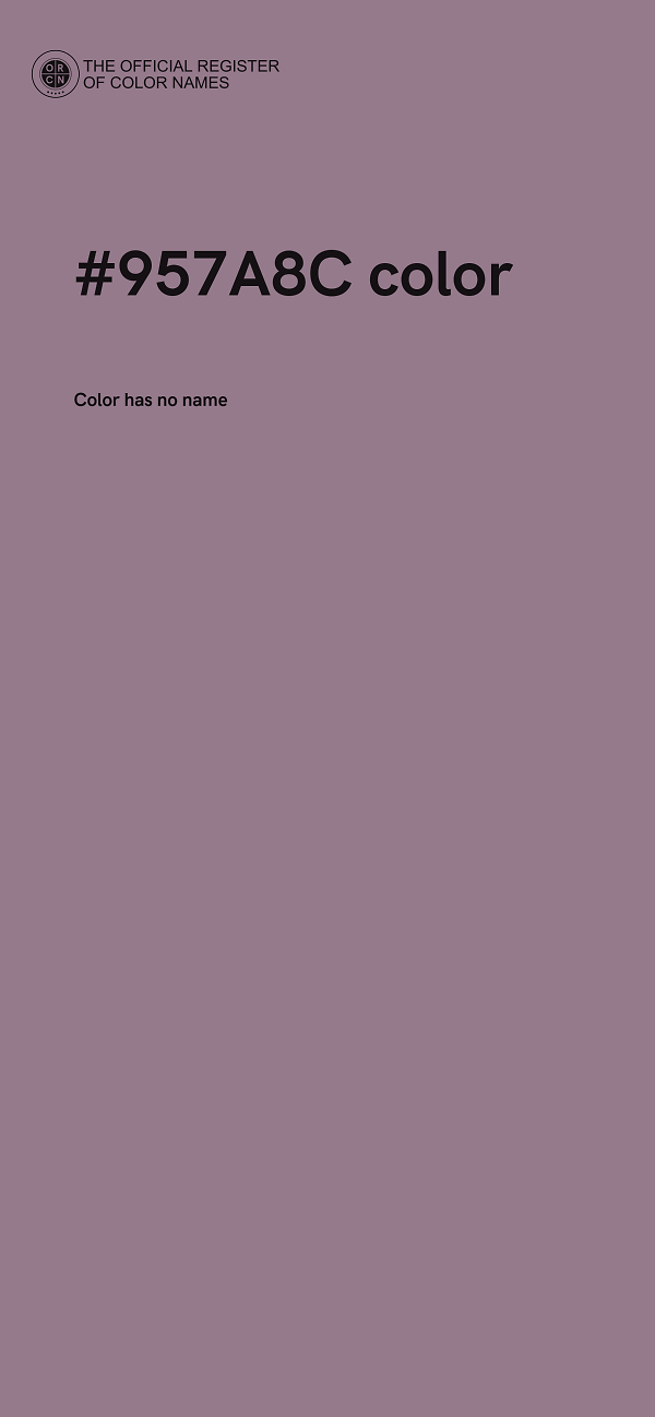 #957A8C color image