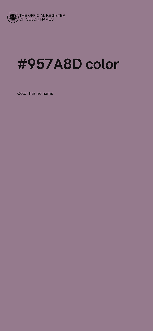 #957A8D color image