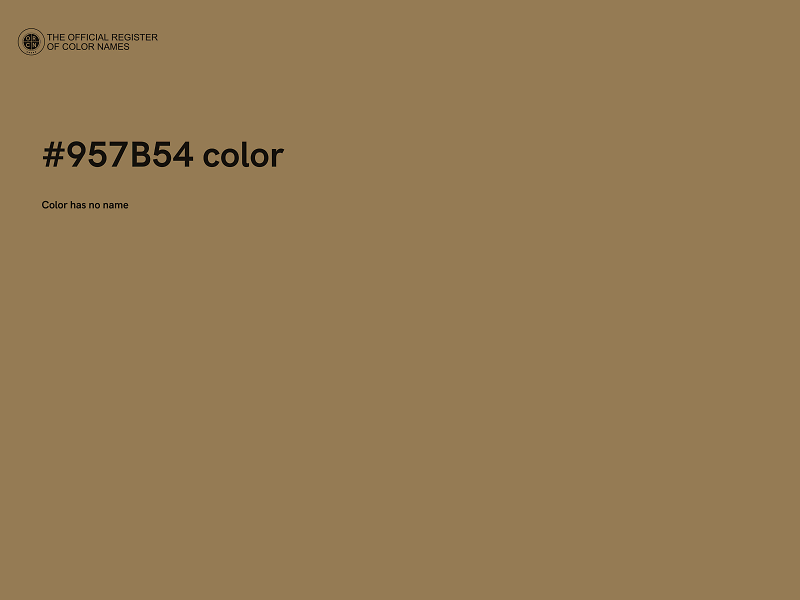 #957B54 color image