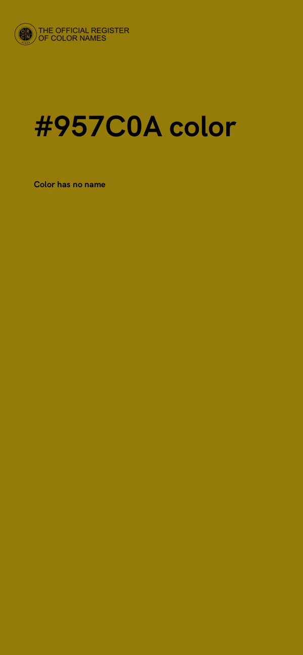 #957C0A color image