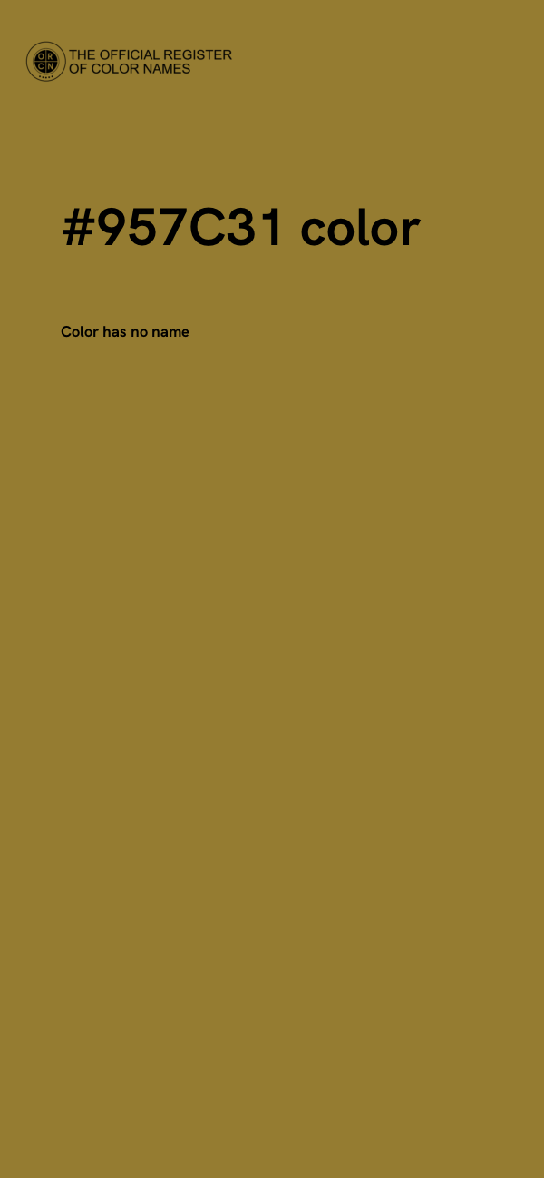 #957C31 color image