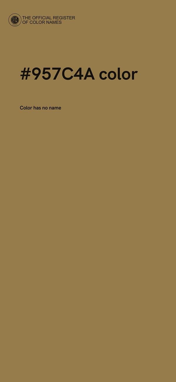 #957C4A color image