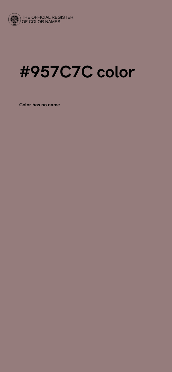 #957C7C color image