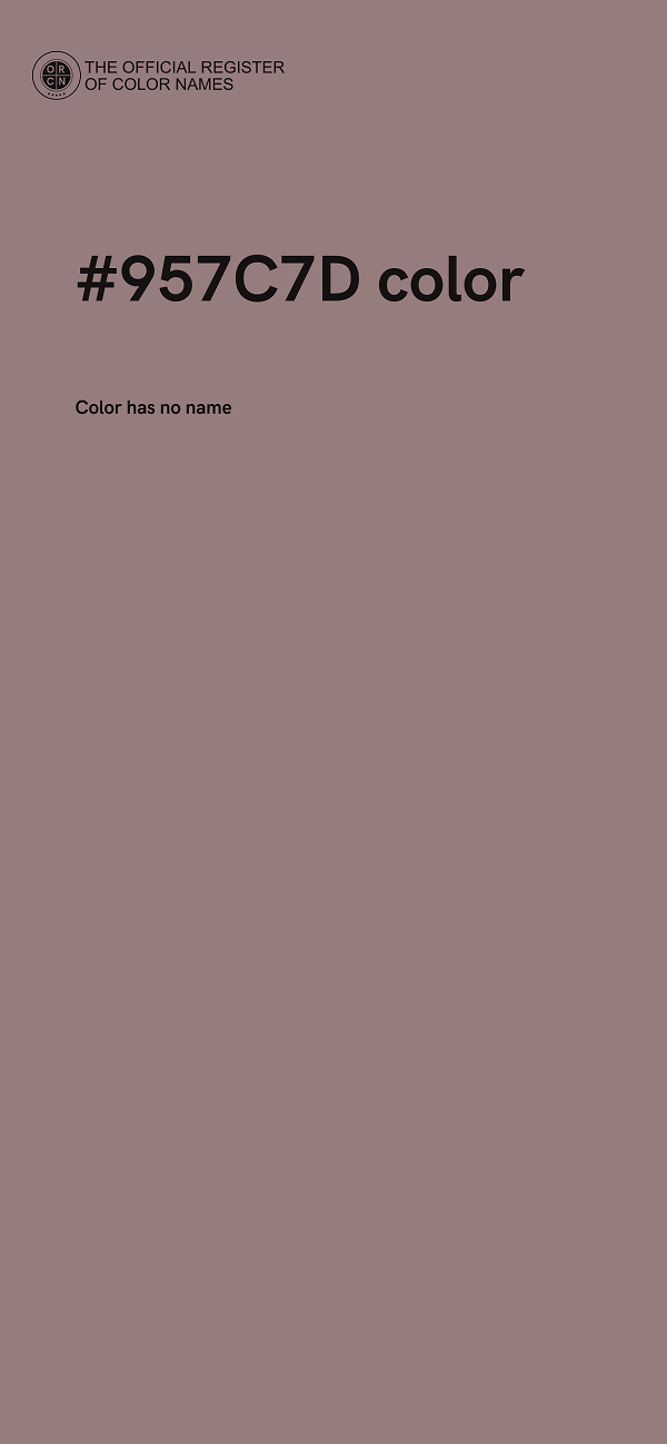 #957C7D color image