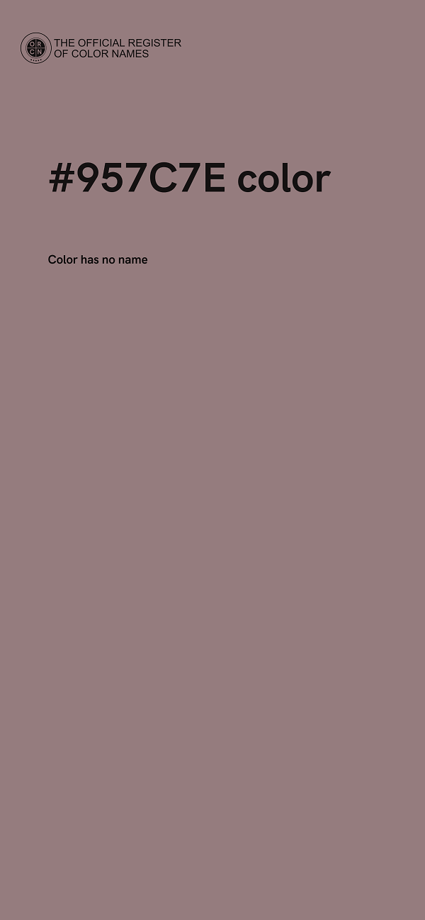 #957C7E color image