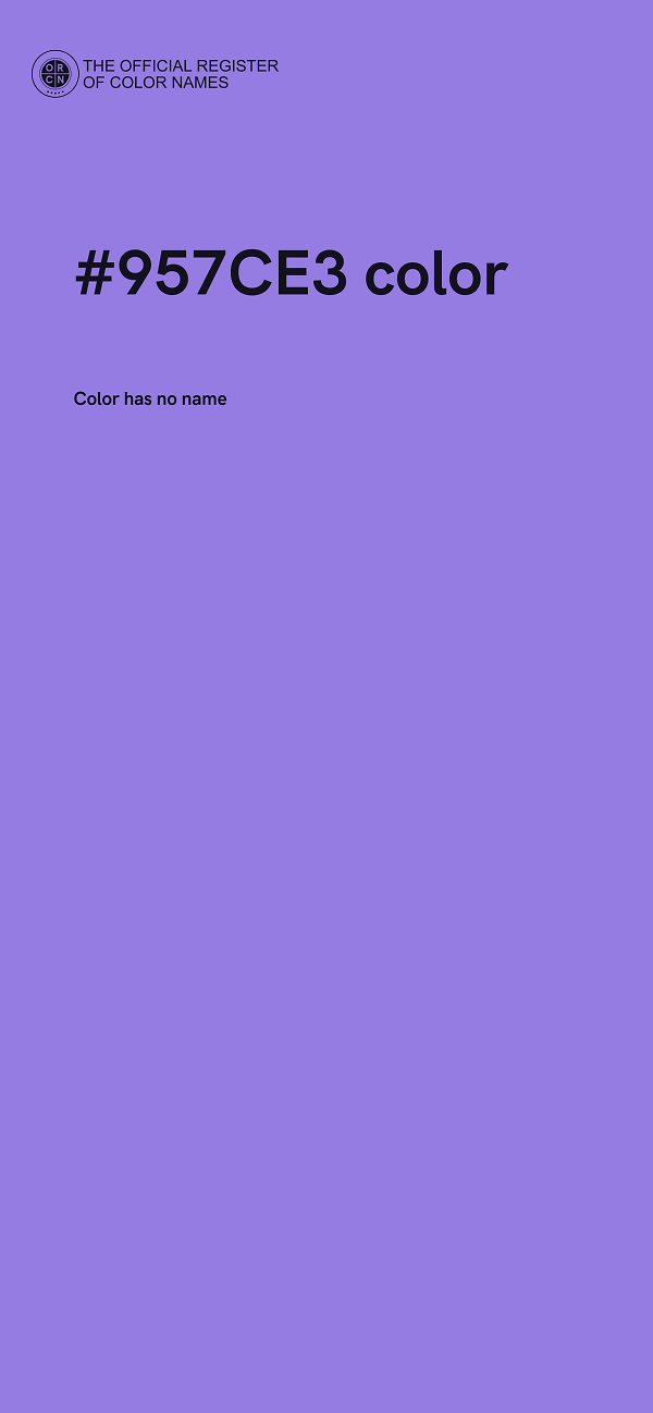 #957CE3 color image