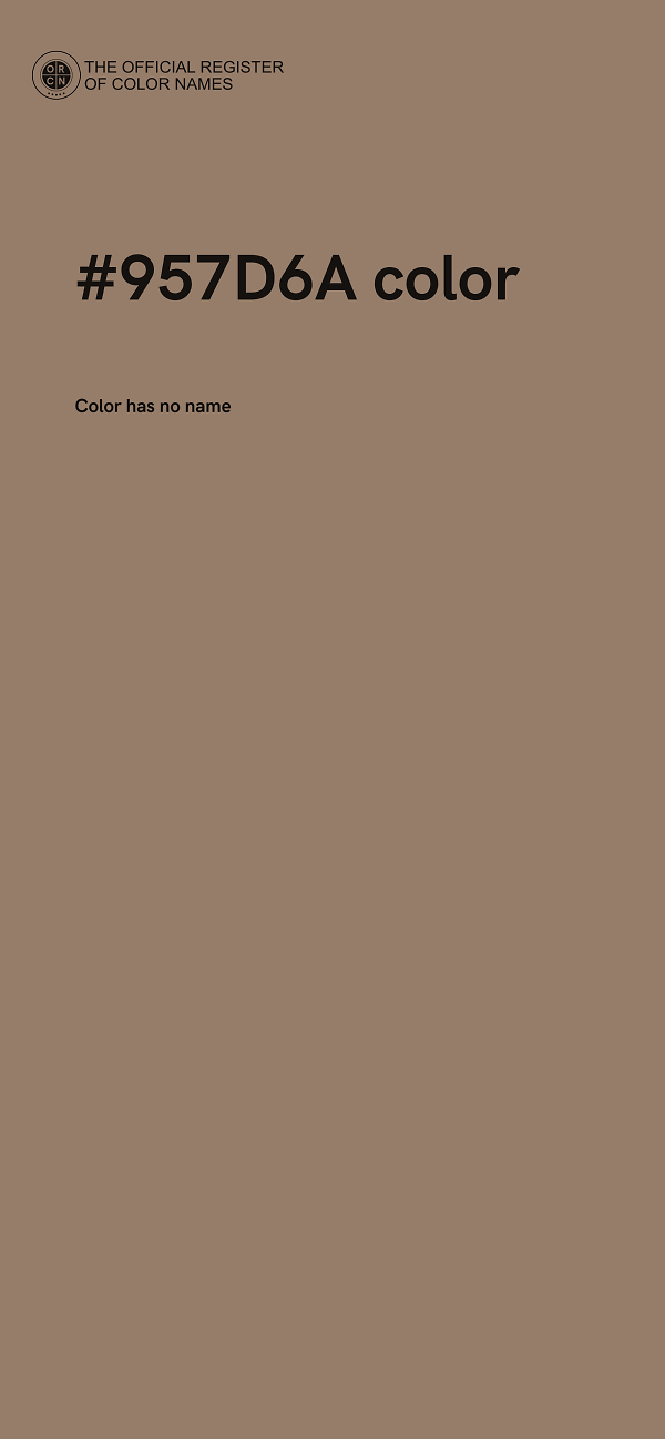 #957D6A color image
