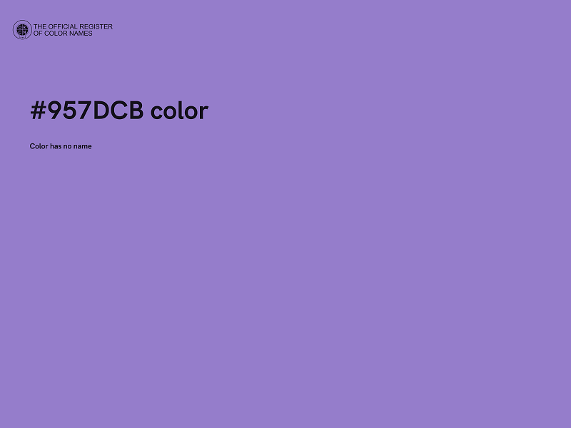 #957DCB color image