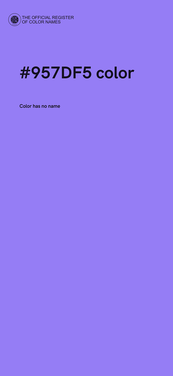 #957DF5 color image