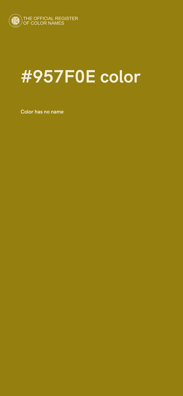#957F0E color image