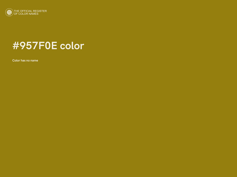 #957F0E color image