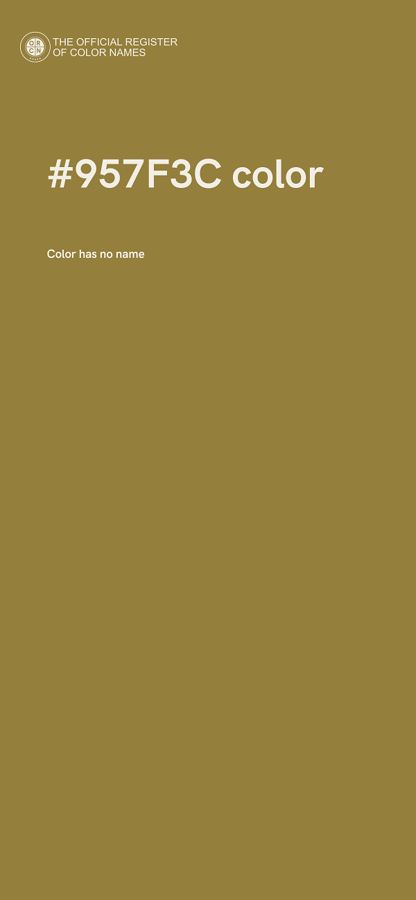 #957F3C color image