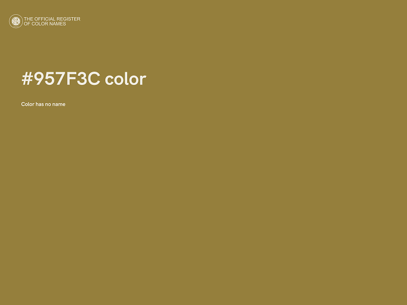 #957F3C color image