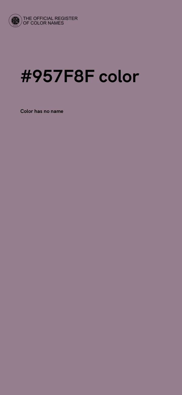 #957F8F color image